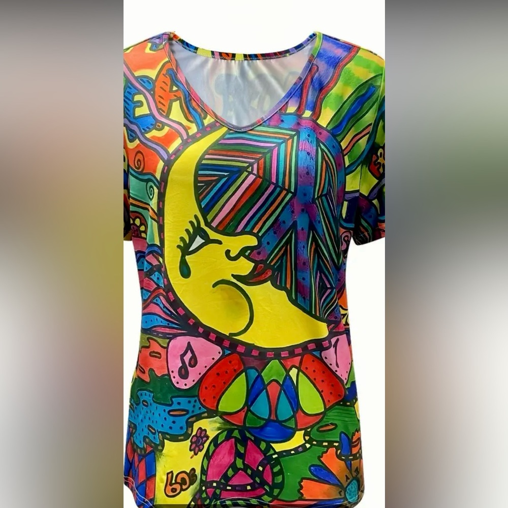 NWT Moon Print T-shirt